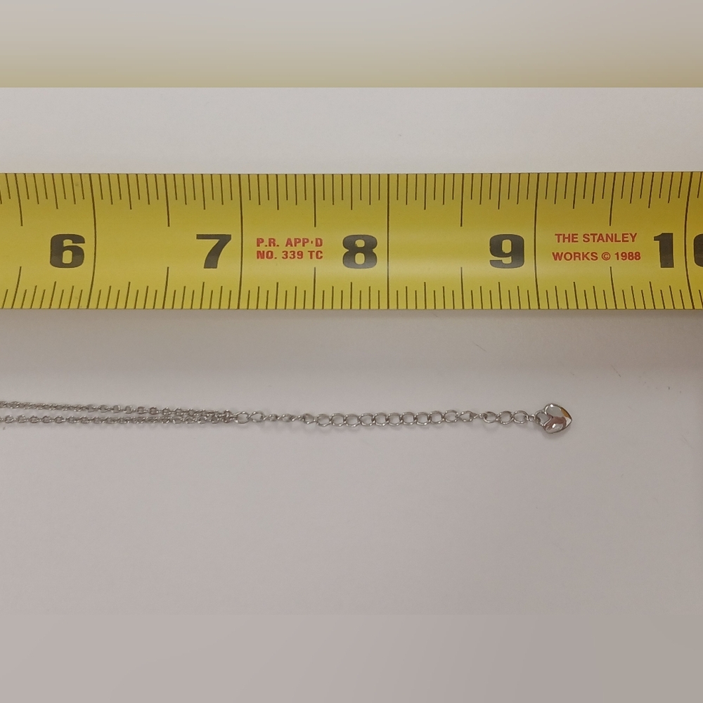 Nwot 18k White Goldplated 2 Layer Parve Bar Bracelet Crystal Accents 7-8.75" - Picture 6 of 7